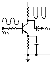 Schematic: Clipper preamplifier for effects. 
         Mouse over for typical part values.