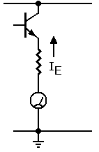 Schematics, current measurements: Ie. Mouse over for Ic. Click for Ib.