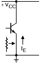 Schematic: Calculate and add emitter resistor